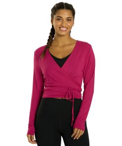 Everyday Yoga Studio to Street Layering Crop Wrap