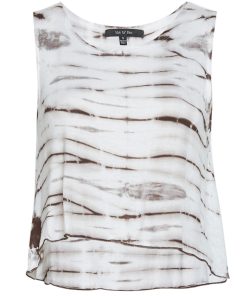 Yak & Yeti Crop Top Tie Dye Sleeveless